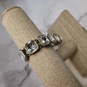 Chloe + Isabel Retro Glam Square Cut Crystal Bracelet